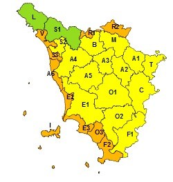 Allerta meteo arancione per FORTE VENTO per la località di MONTEPIANO