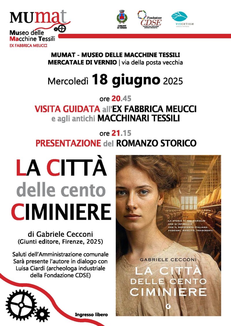 “La città delle cento ciminiere”, al Mumat il libro di Cecconi