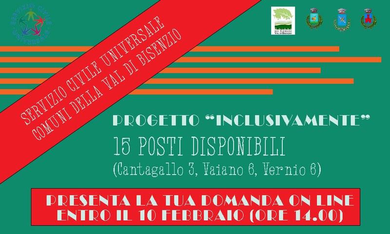 Servizio Civile 2023, le domande scadono il 10 febbraio